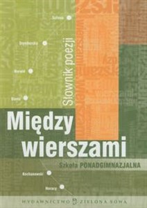 Obrazek Między wierszami Słownik poezji Szkoła ponadgimnazjalna