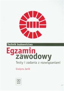 Obrazek Egzamin zawodowy Technik budownictwa Testy i zadania z rozwiązaniami