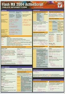 Obrazek Flash MX 2004 ActionScript Tablice informatyczne