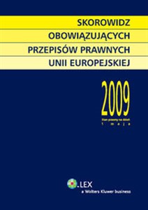 Picture of Skorowidz Obowiązujących Przepisów Prawnych Unii Europejskiej 2007/2008