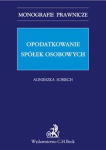 Obrazek Opodatkowanie spółek osobowych