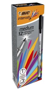 Picture of Cienkopisy Intensity medium czarny (12szt) BIC