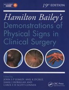 Picture of Hamilton Bailey's Physical Signs Demonstrations of Physical Signs in Clinical Surgery, 19th Edition