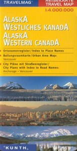 Obrazek Alaska Western Canada 1:4000 000 Travelmag