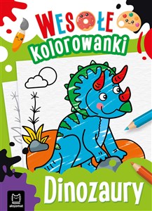 Obrazek Dinozaury. Wesołe kolorowanki