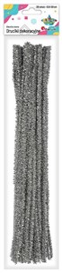 Picture of Druciki metalizowane 0,6x30cm 30szt srebrne