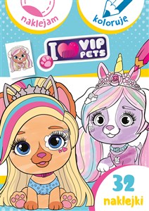 Picture of I love my VIP Pets. Naklejam i koloruję