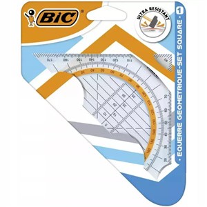 Obrazek Ekierka BIC Set Square blister 45/7cm.