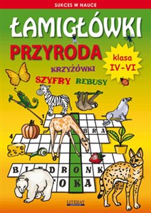 Picture of Łamigłówki Przyroda. Klasa 4-6 Krzyżówki, szyfry, rebusy
