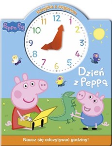 Obrazek Świnka Peppa Książka z zegarem Dzień z Peppą