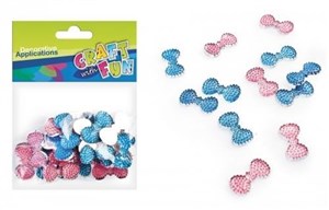 Obrazek Ozdoba dekoracyjna kryształki muszki