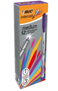 Obrazek Cienkopisy Intensity medium fioletowy (12szt) BIC