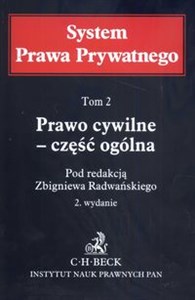 Picture of Prawo cywilne Część ogólna Tom 2 System Prawa Prywatnego