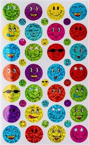 Obrazek Naklejki papierowe 46szt