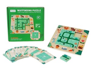 Picture of Układanka drewniana - znajdź drogę