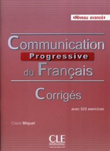 Picture of Communication progressive du francais avance Corriges
