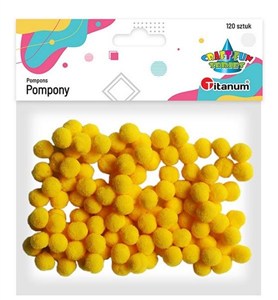 Obrazek Dodatek dekoracyjny Titanum Craft-fun pompony (0126Y)