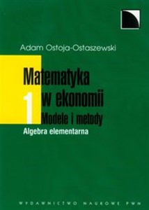 Picture of Matematyka w ekonomii Tom 1