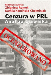 Picture of Cenzura w PRL Analiza zjawiska