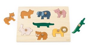 Picture of Puzzle drewniane ze zwierzętami 7el