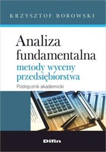 Picture of Analiza fundamentalna Metody wyceny przedsiębiorstwa