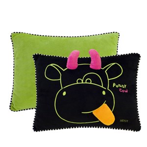Picture of PODUSZKA KRÓWKA FUNNY BLACK ZIELONA 11488