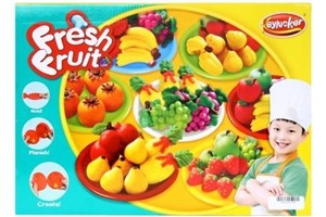 Picture of Masa plastyczna z foremkami owoce