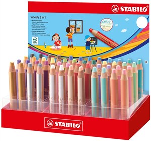 Obrazek Kredka Woody 3w1 (48szt)