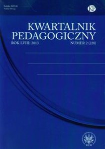 Picture of Kwartalnik Pedagogiczny nr 2 2013