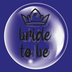 Obrazek Balon 45 cm - „Bride to Be” (TB 3628)