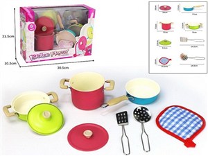 Obrazek Zestaw kuchenny metalowy 8el