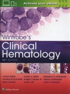 Picture of Wintrobe's Clinical Hematology ourteenth edition