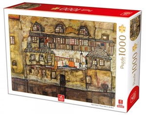 Obrazek Puzzle 1000 Domy nad rzeką