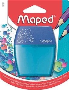 Obrazek Temperówka Maped Shaker 2 otwory niebieska blister
