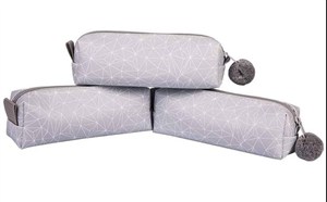 Picture of Piórnik jednokomorowy geometryczny z pomponem