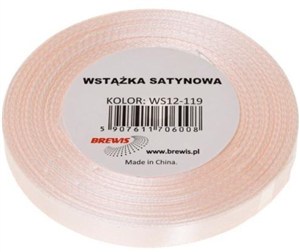 Obrazek Wstążka satynowa szampańska 6mm x 32m