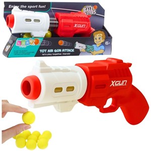 Obrazek Pistolet na miękkie kulki piankowe 6 kulek