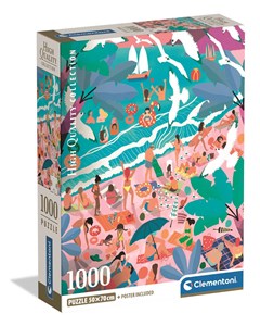Obrazek Puzzle 1000 Compact Sunday at the beach 39938