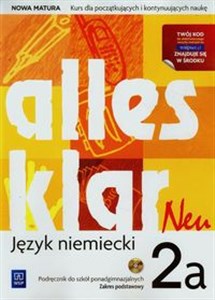 Picture of Alles klar Neu 2A Podręcznik z ćwiczeniami Zakres podstawowy + CD Szkoła ponadgimnazjalna