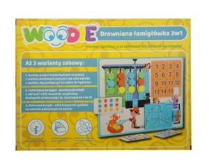 Picture of Drewniana łamigłówka 3w1 Woodie