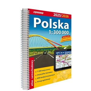 Obrazek Polska atlas samochodowy 1:300 000
