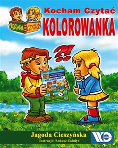 Obrazek Kocham Czytać Kolorowanka