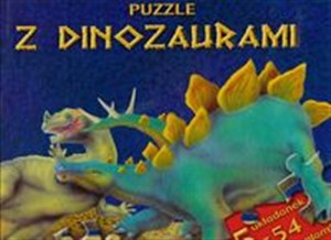 Picture of Puzzle z dinozaurami niebieska