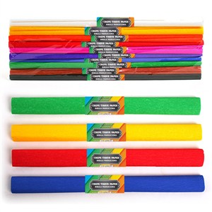 Obrazek BIBUŁA MARSZCZONA 50X200CM MIX CLASSIC 10 SZTUK