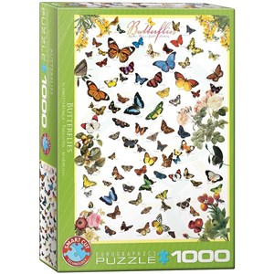 Obrazek Puzzle 1000 Motyle