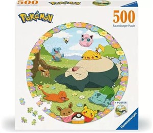 Obrazek Puzzle 500 Pokemon Postacie