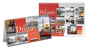Picture of Kalendarz 2026 biurkowy City of dreams