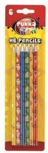 Obrazek Ołówki HB 6szt. PUKKA