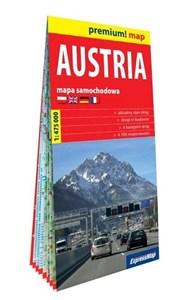 Obrazek Austria mapa samochodowa w kartonowej oprawie;  1:475 000