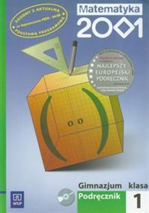 Obrazek Matematyka 2001 1 Podręcznik z płytą CD gimnazjum